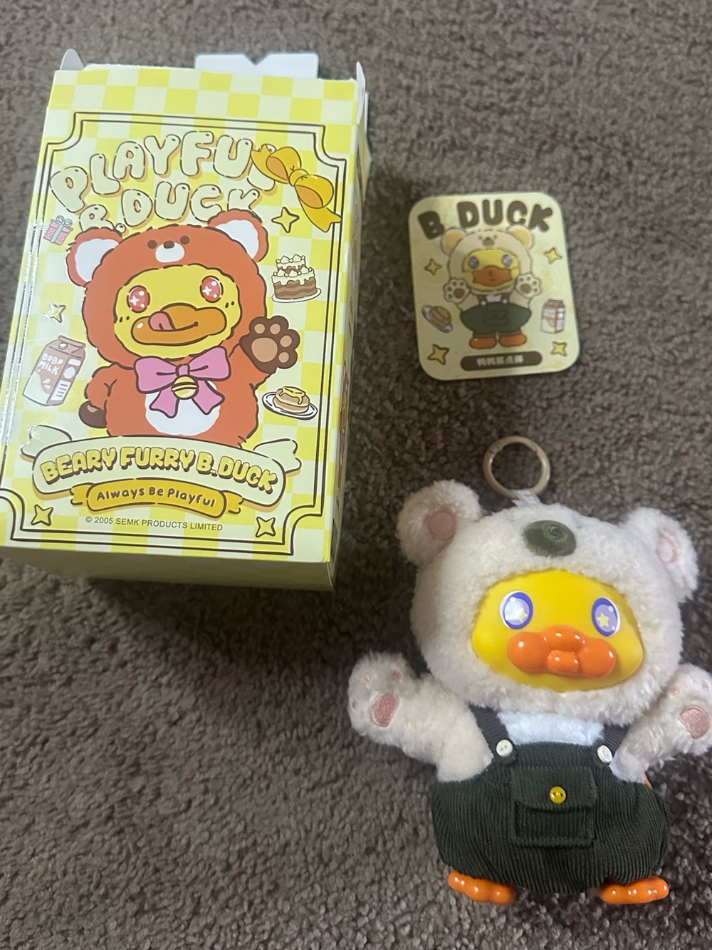 Playful Duck Beary Furry B. Duck Blind Box